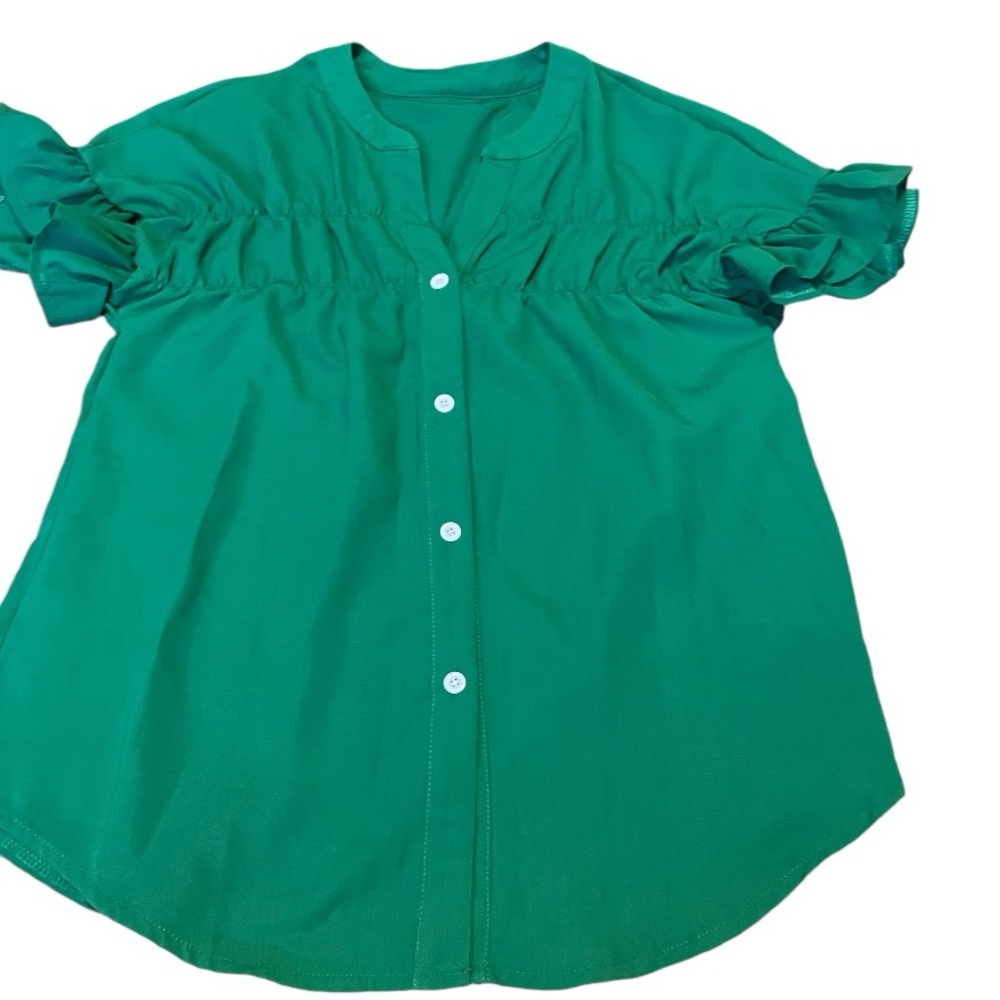 ❤️ Shein emerald green top
